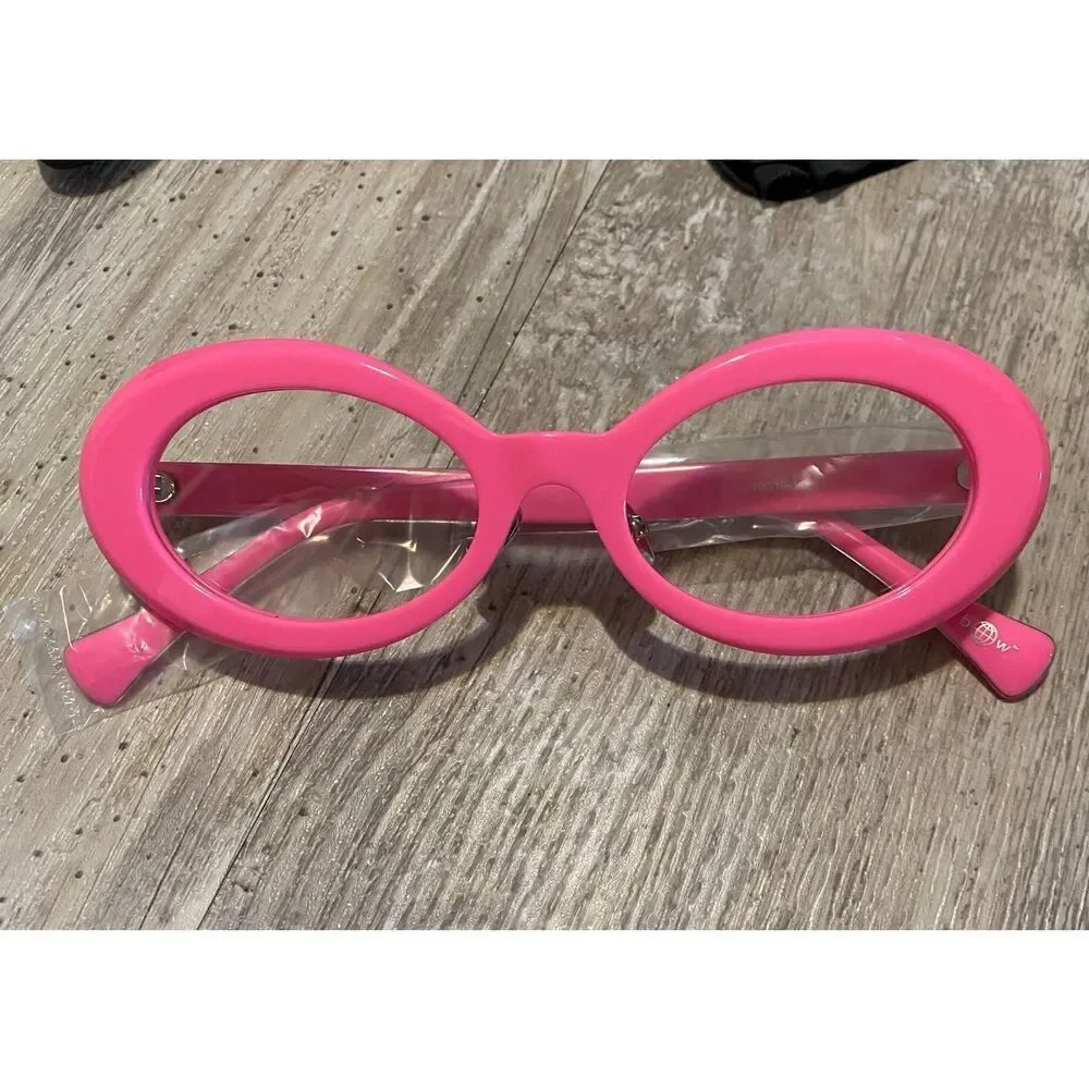 Zigi + Marais Pink Edit Neon Pink Blue Light Eye Glasses